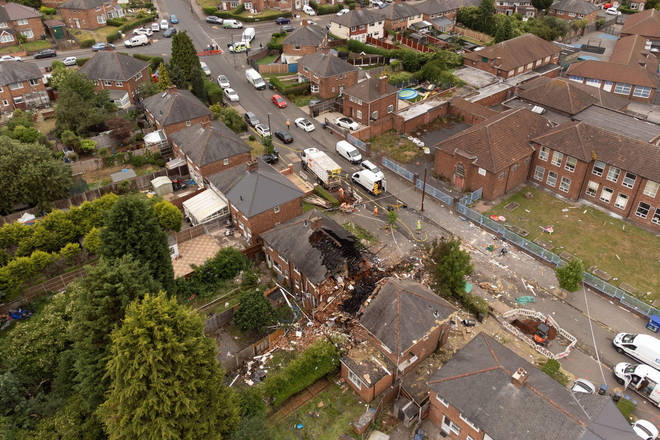 A woman died and a man was left fighting for life after the explosion