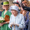 The Queen attends the Ceremony of the Keys on the forecourt of the Palace of Holyroodhouse in Edinburgh