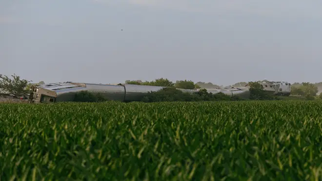 Three people were killed after a train derailed in Mendon, Missouri.