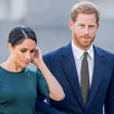 Harry and Meghan were seen driving to visit Oprah's Montecito mansion
