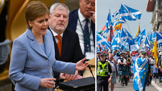Scottish First Minister Nicola Sturgeon said today that an independent Scotland would be better off and that she hopes the Conservative government lose the next election.