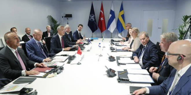 Sweden and Finland agree deal to join Nato