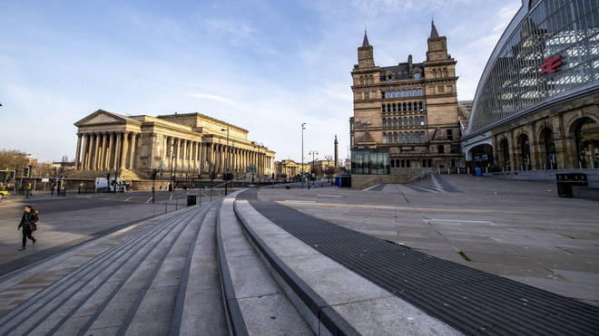 Liverpool’s Lime Street Station (Peter Byrne/PA)