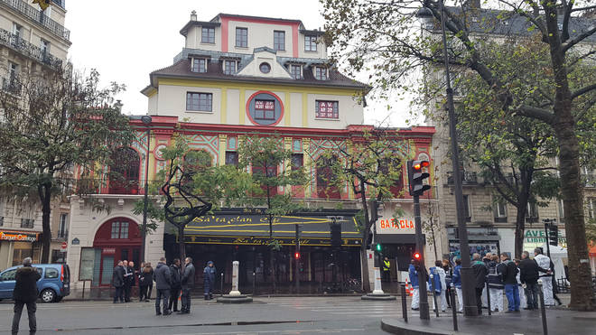 Police outside the Bataclan concert hall in Paris (Catherine Wylie/PA)
