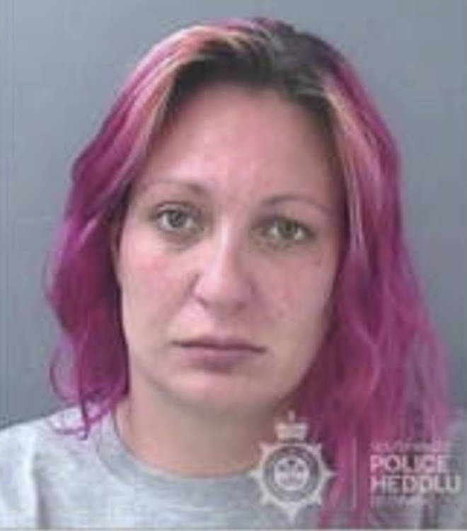 Angharad Williamson, 31, was today sentenced to a minimum of 28 years' in prison the brutal murder of her son after his battered body was found dumped in a river in Bridgend, South Wales. 