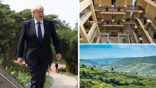 Boris Johnson said if people visit Rwanda they would see it is "going places"
