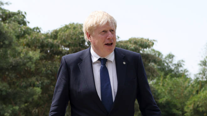 Boris Johnson visited the capital Kigali for a Commonwealth meeting