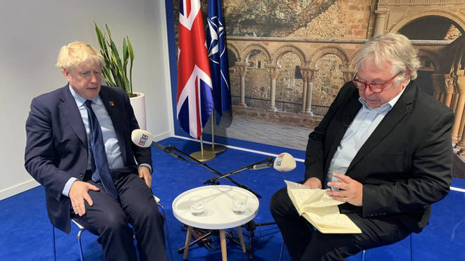 Boris Johnson spoke to LBC's Nick Ferrari