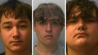 George Tilley, Harry Furlong and Archie Tilley have all been jailed.