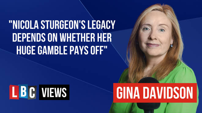 LBC Views: Gina Davidson says Nicola Sturgeon has surprised everyone with her bold referendum announcement - but that it's a huge gamble