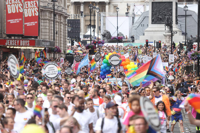 More than 600 LGBT+ community groups joined the march