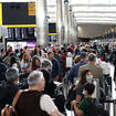 Passengers queueing at Heathrow's Terminal 2 earlier this week