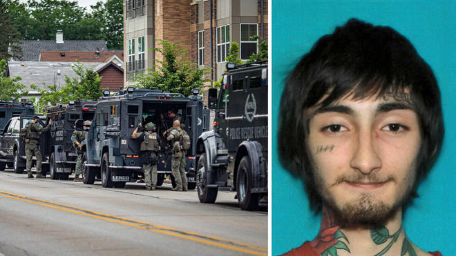 Police have said the suspect in the Chicago Independence Day parade shooting wore women’s clothing to disguise himself and evade officers for hours after he killed six people and wounded 30 more. 