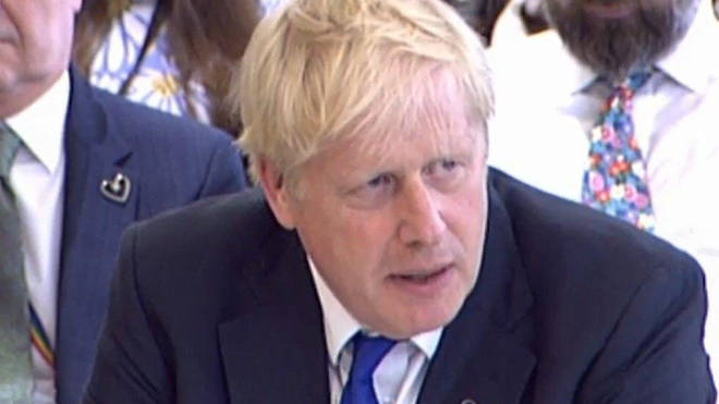 Mr Johnson was interrogated by MPs at the Liaison Committee