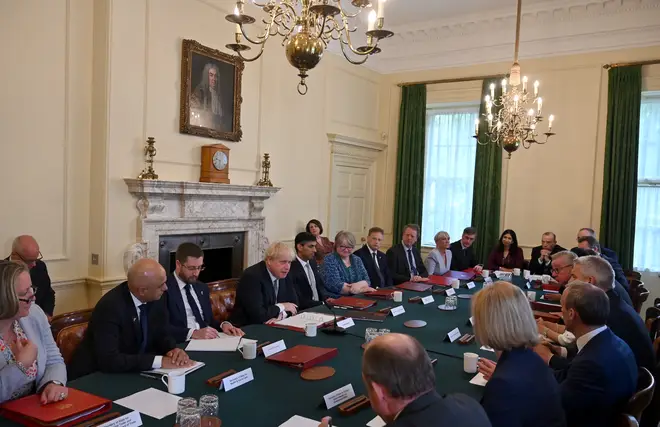 A group of Cabinet ministers called for Mr Johnson to resign