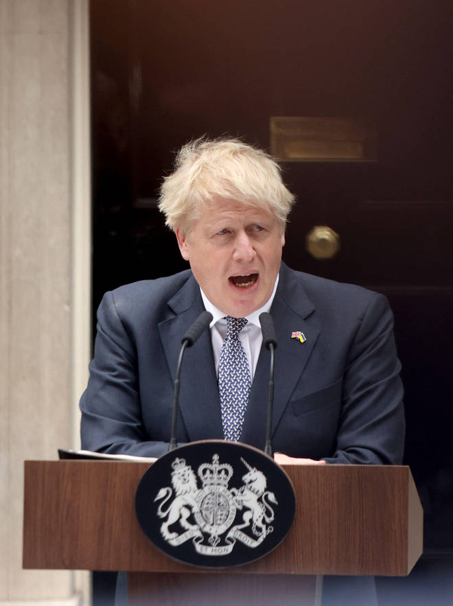 Boris Johnson quit today but faced criticism for showing a lack of contrition