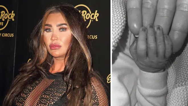 Reality TV star Lauren Goodger has announced the death of her baby daughter Lorena