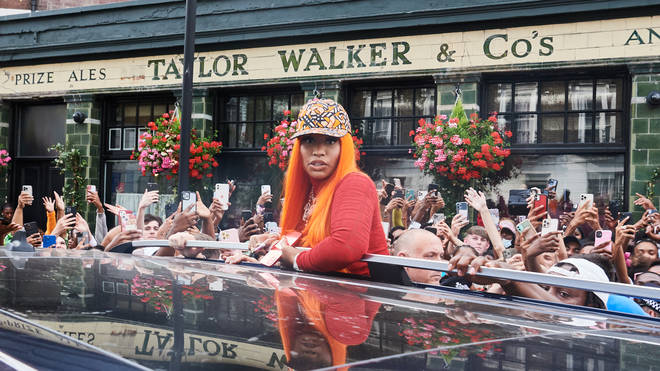 Minaj outside Koko in Camden