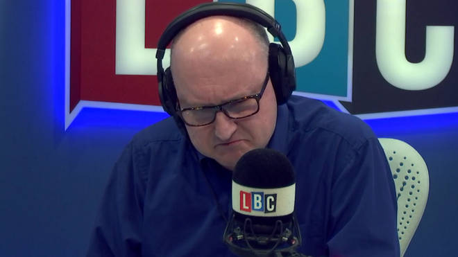 Clive Bull was faced with a very angry caller