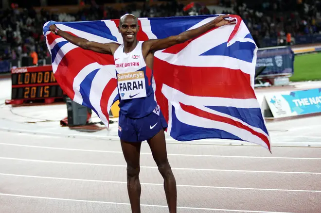 British Olympian Sir Mo Farah shared his story of being trafficked to the UK as a child