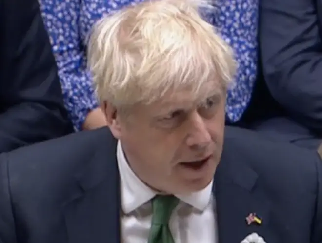 Boris Johnson's first PMQs since resigning was a fiery one