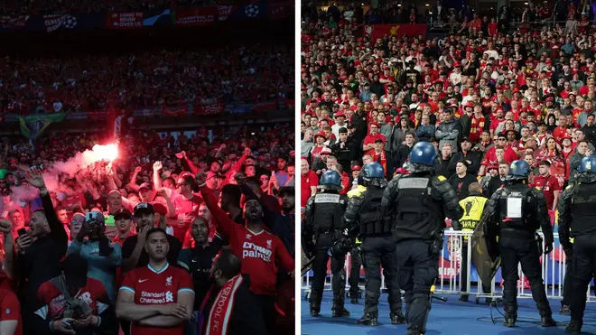 Liverpool fans were blamed for the chaos at the final