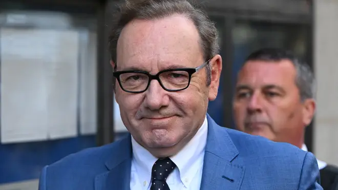 Kevin Spacey appeared in court in London to enter pleas