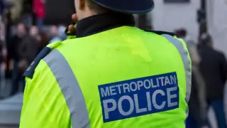 A Met police officer has been sacked for punching a handcuffed black boy (file image)