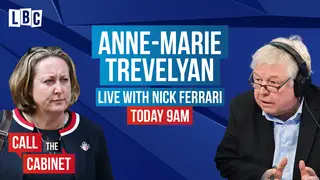 Anne-Marie Trevelyan will take your calls from 9am, only on LBC
