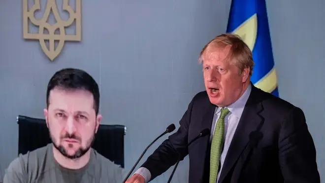 Boris Johnson has enjoyed an excellent relationship with Ukraine's President Zelenskyy