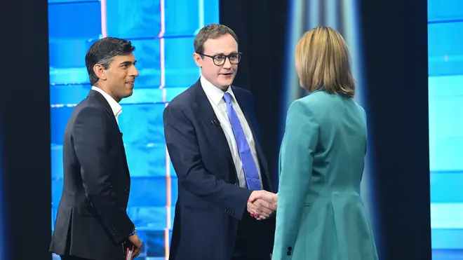 Tom Tugendhat said he is only just getting started, while Rishi Sunak kept the lead