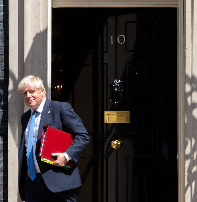 Boris Johnson leaving No 10