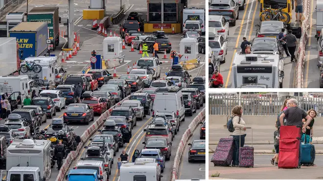 Friday saw gridlock around the Port of Dover