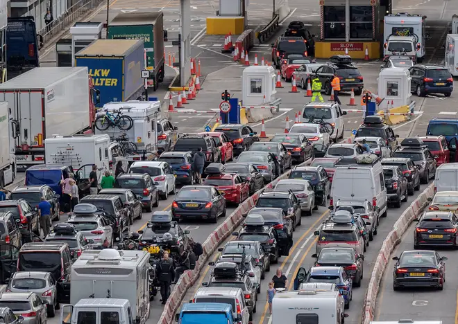 Friday saw six-hour queues from Dover