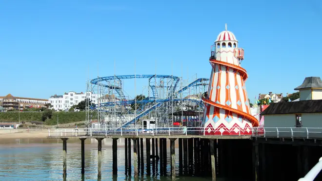 The swimmers went missing near Clacton Pier