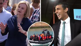 Rishi Sunak and Liz Truss have both vowed to tackle immigration if they become prime minister