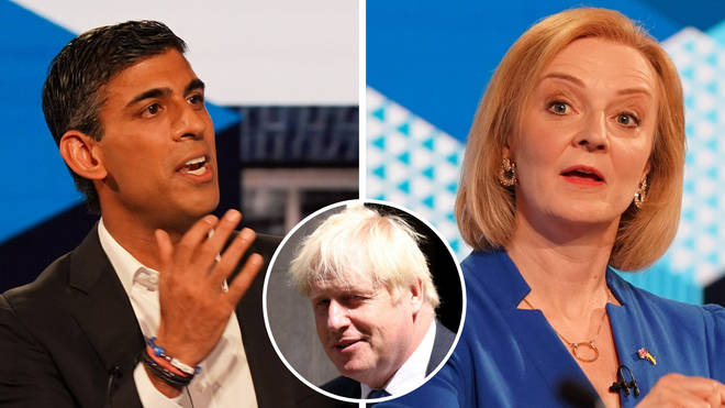 The brutal debate saw Mr Sunak hit out at Ms Truss over tax plans