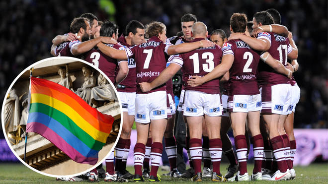 Seven Australian rugby players have withdrawn from a match after they refused to wear a rainbow pride jersey