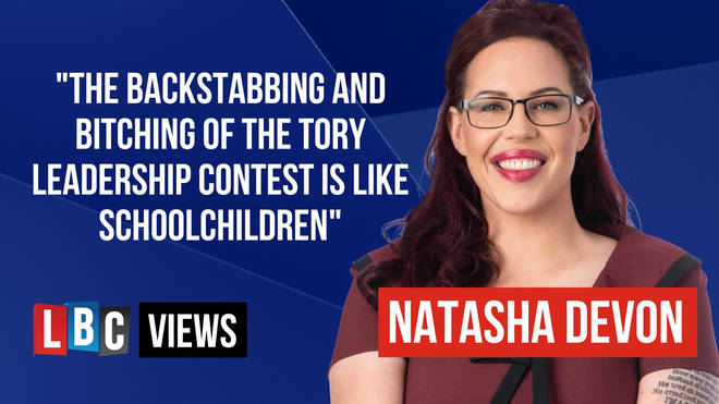 Natasha Devon likens the Tory leadership race to the behaviour of secondary school children