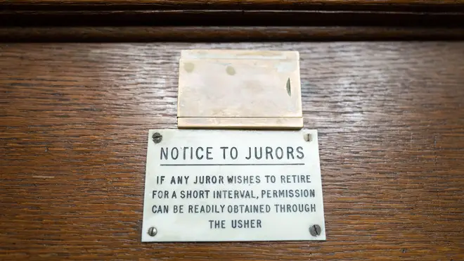 Photos of the courtroom have never been seen before