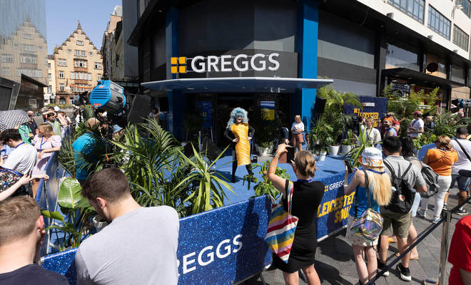 Greggs opening in Leicester Square