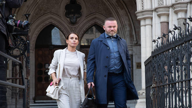 Coleen Rooney leaves The Royal Courts of Justice after her libel case