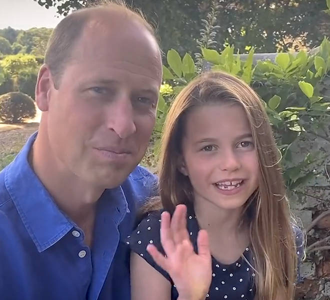 Prince William and Princess Charlotte delivered a message for the Lionesses.