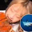 Tizi filmed herself cooking at eating a shark, which police have since said was a great white