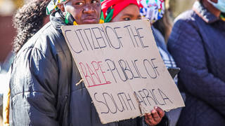 More than 80 men suspected of the gang rapes of eight women in South Africa