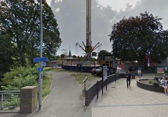 A teenager died after becoming trapped on a ride at a fairground in Dover
