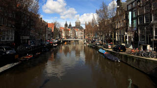 A general view of Amsterdam