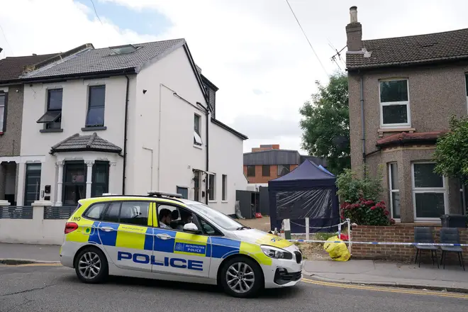 A neighbour said police arrived at the property at 3am on Sunday