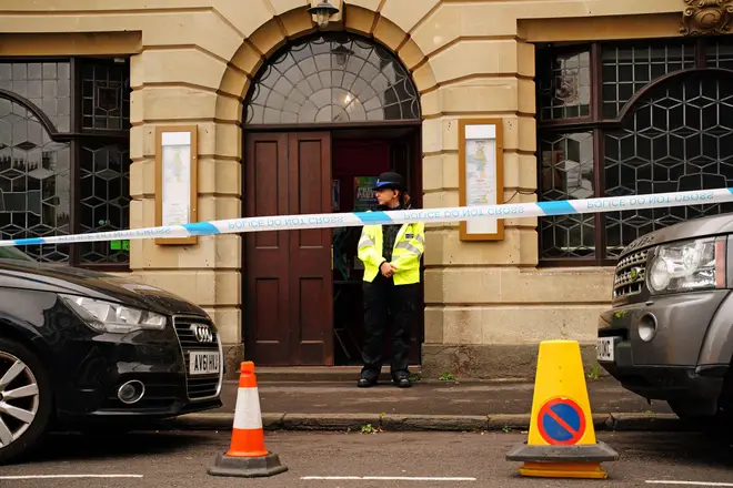 Police searching a pub in Bristol in connection with Claire Holland's death ten years ago