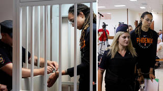 Brittney Griner sentenced to nine years in Russian jail over drug charges